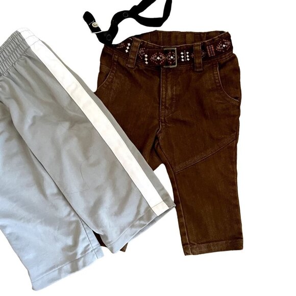 Lot of size 12 months toddler boys clothes shorts pants comfy play clothes - Picture 3 of 7